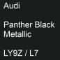 Preview: Audi, Panther Black Metallic, LY9Z / L7.